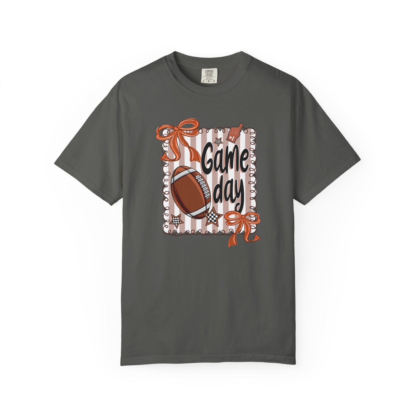 Bows & Stripes Game Day Tee