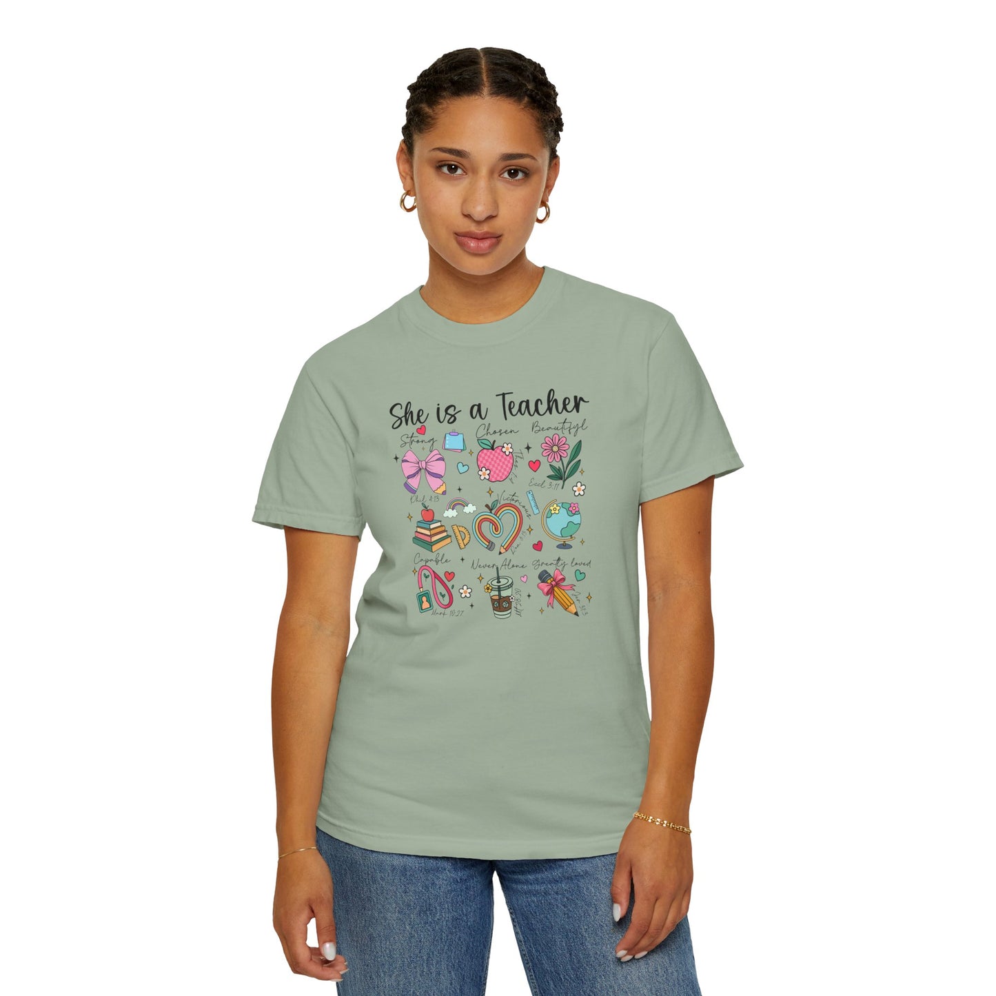 She's a Teacher Faith Graphic Tee