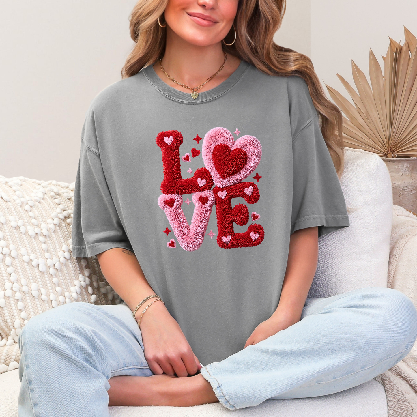 Faux Yarn Love Graphic Tee