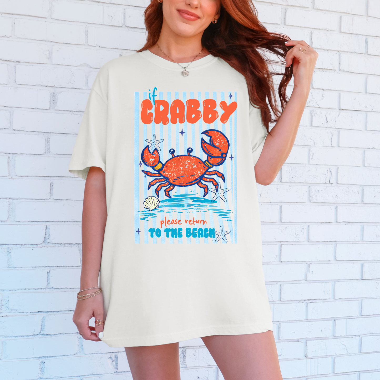If Crabby Return To Beach Tee
