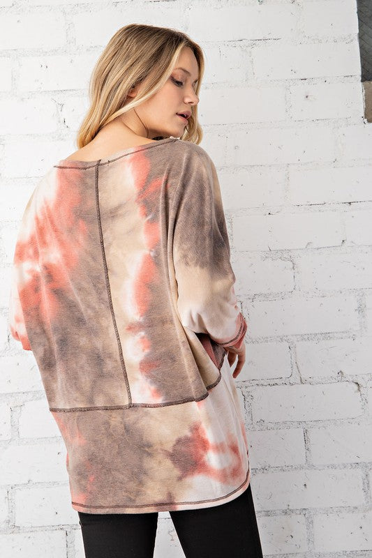 Desert Sunset Tie-Dye Top