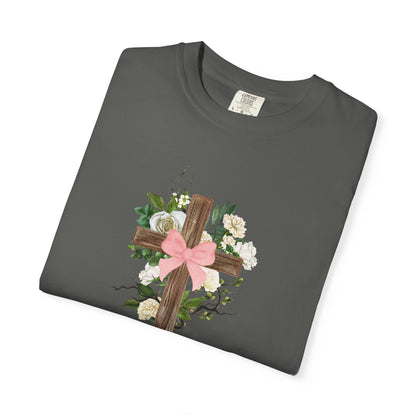 Floral Cross Graphic Tee