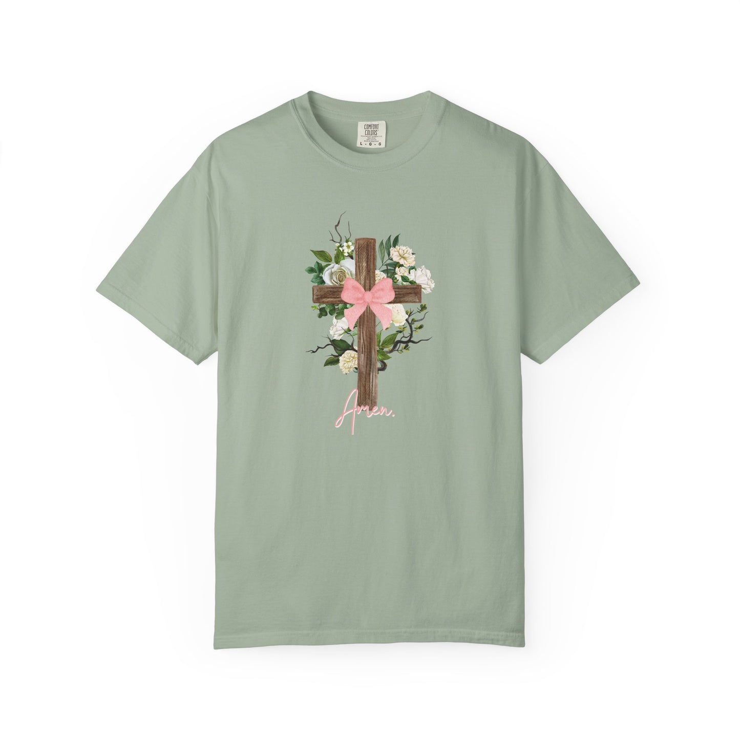 Floral Cross Graphic Tee