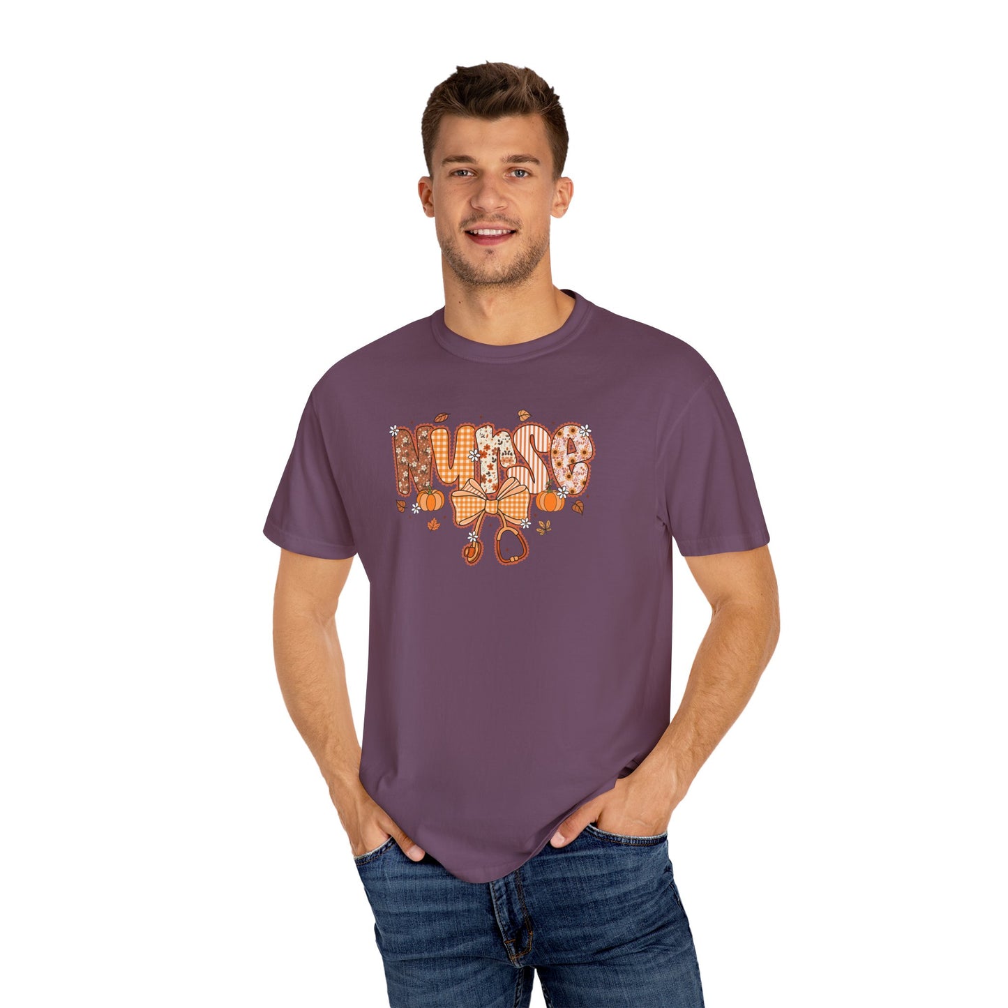 Pumpkin Patchwork Nurse Graphic Tee