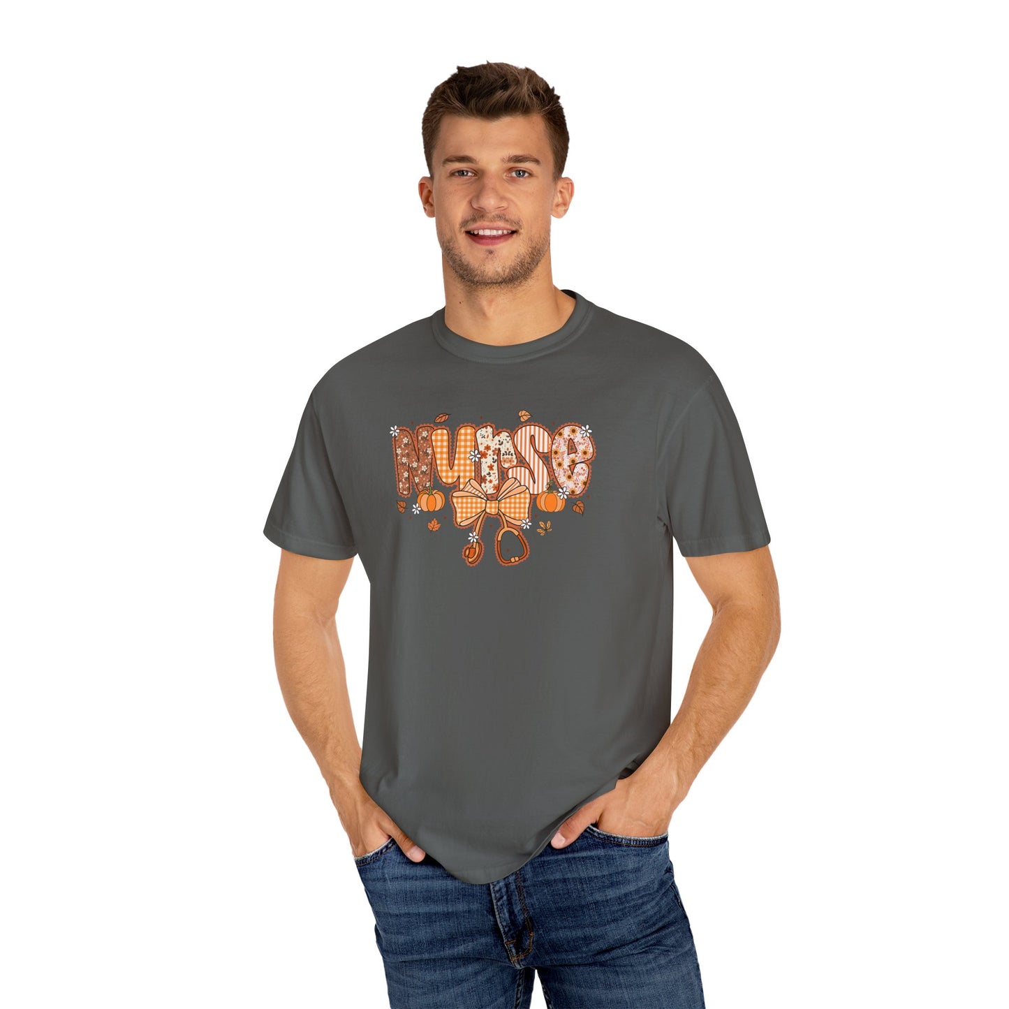 Pumpkin Patchwork Nurse Graphic Tee