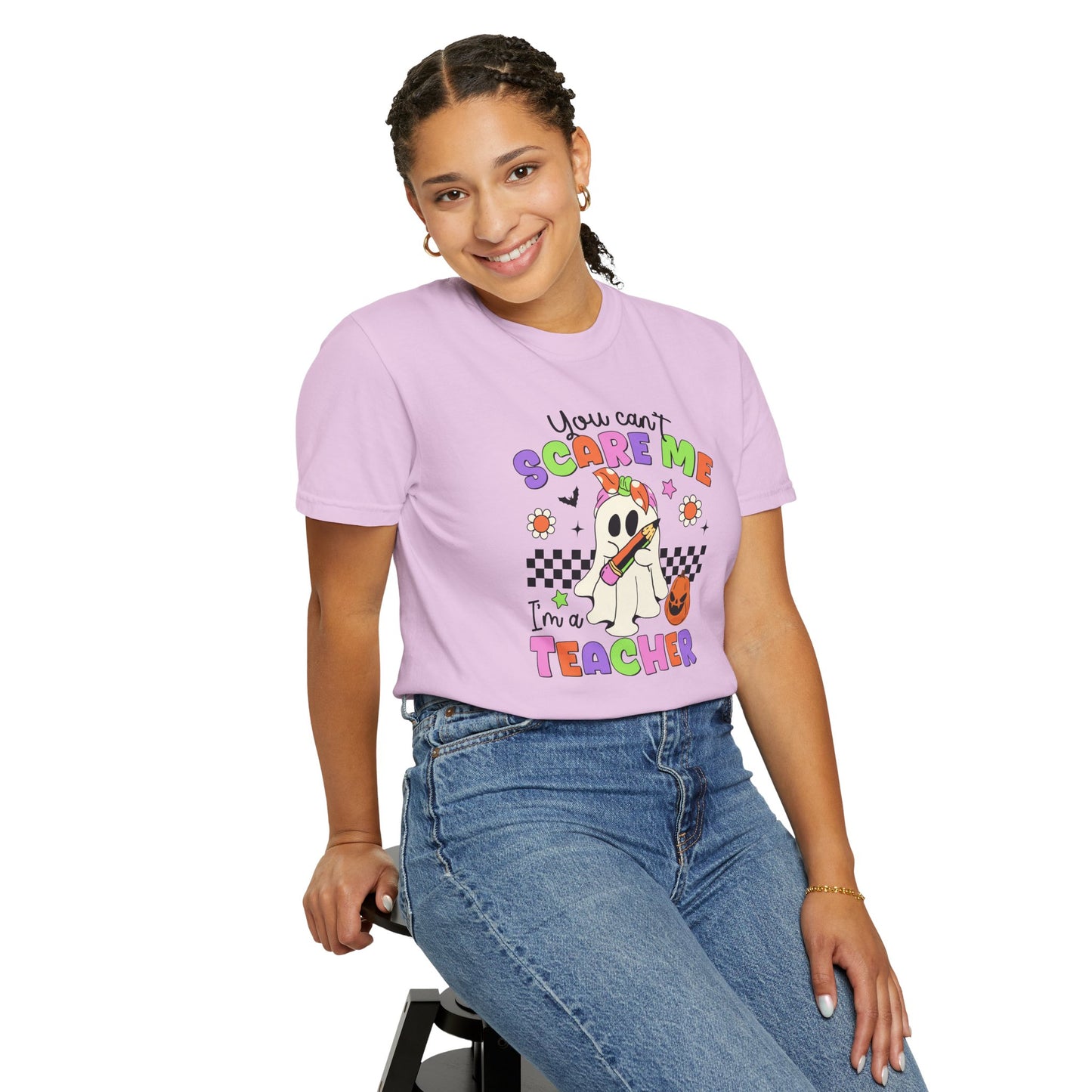 Can't Scare Me Teacher Tee