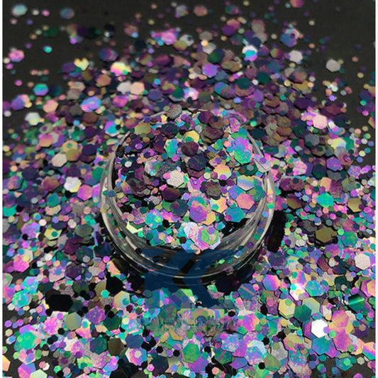 Galactic Color Shift Chunky Glitter