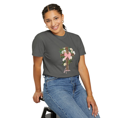 Floral Cross Graphic Tee