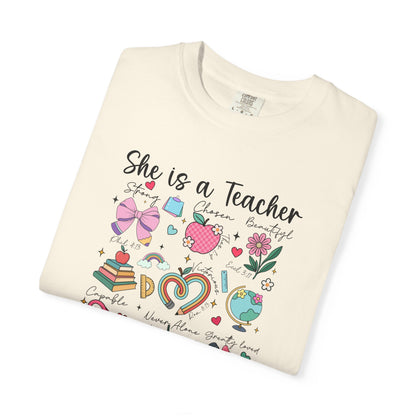 She's a Teacher Faith Graphic Tee