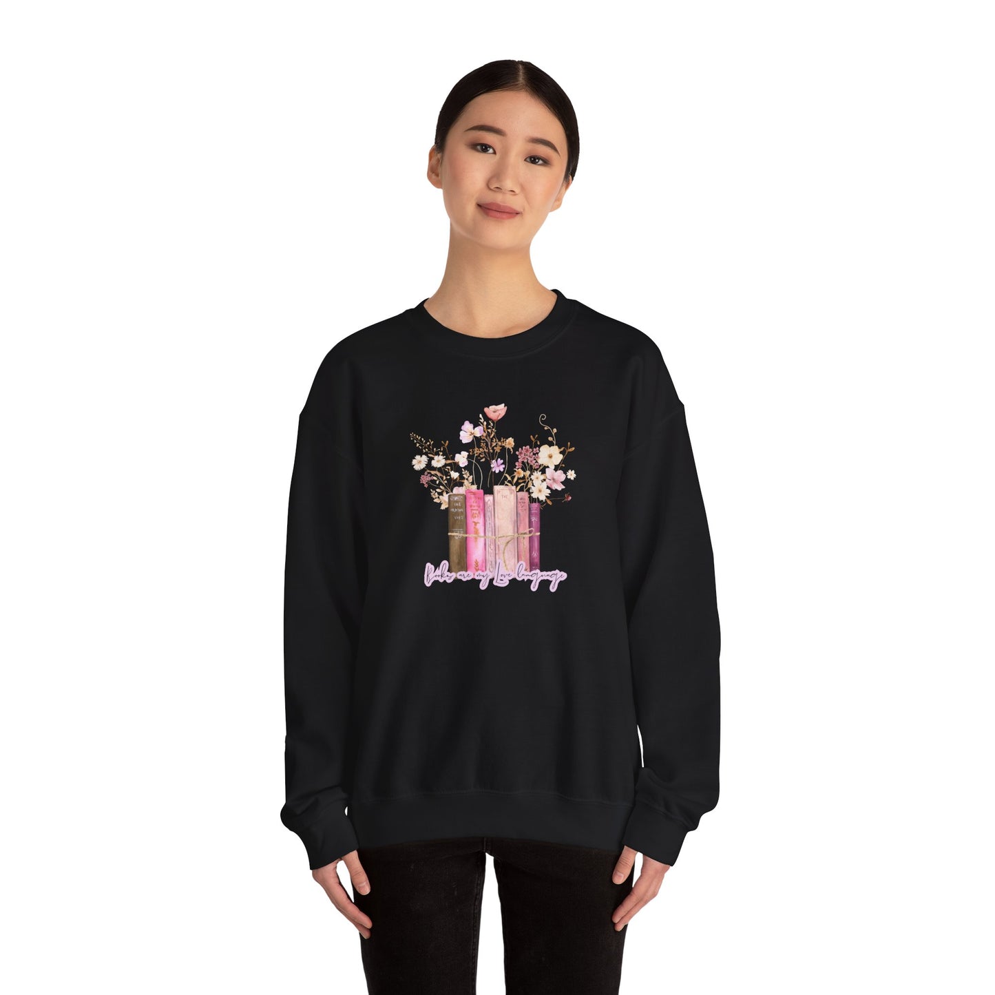 Books Are My Love Language Crewneck