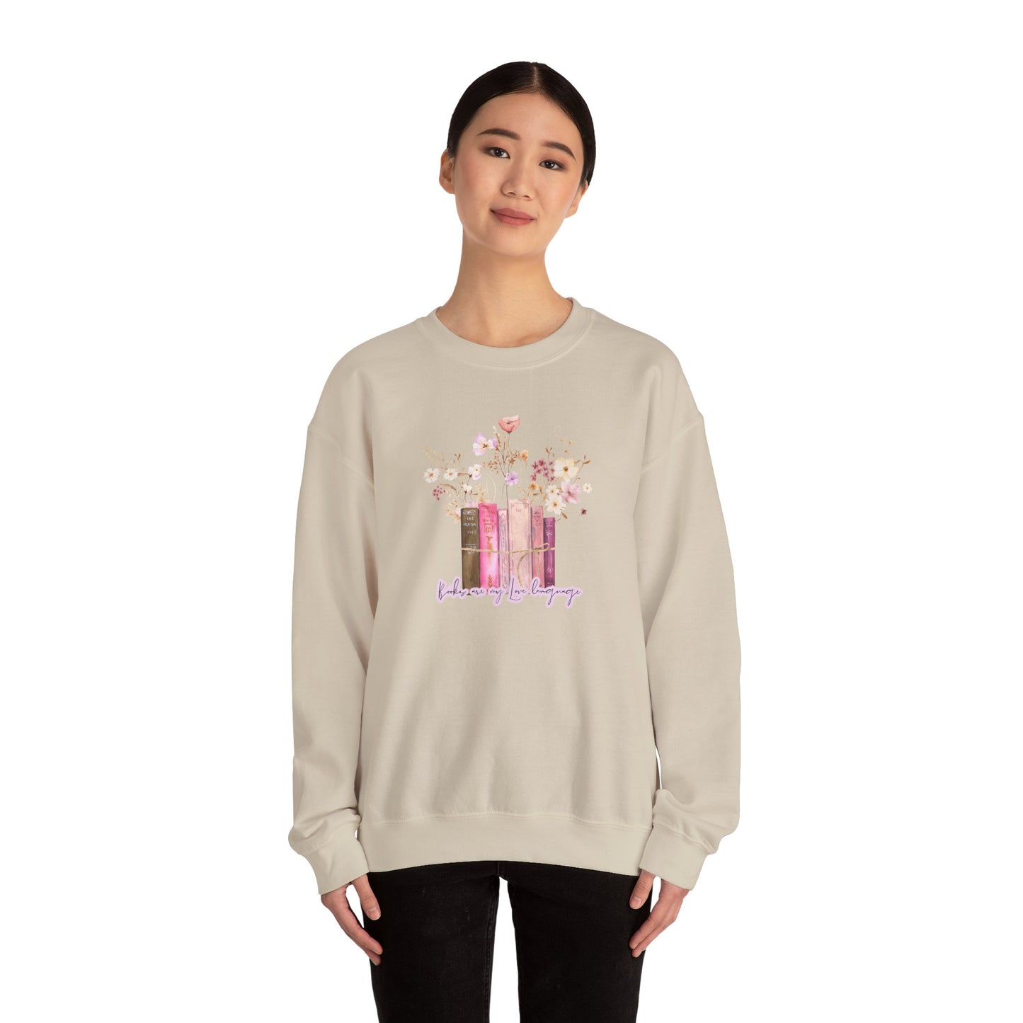 Books Are My Love Language Crewneck