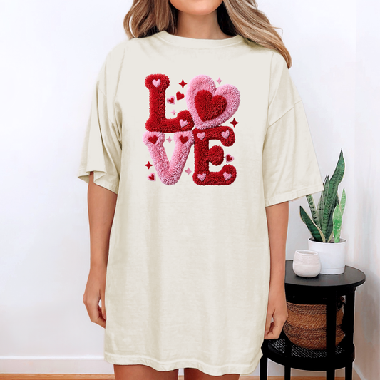 Faux Yarn Love Graphic Tee