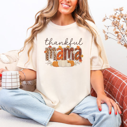 Thankful Mama Fall Graphic Tee