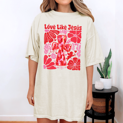 Love Like Jesus Collage Cross