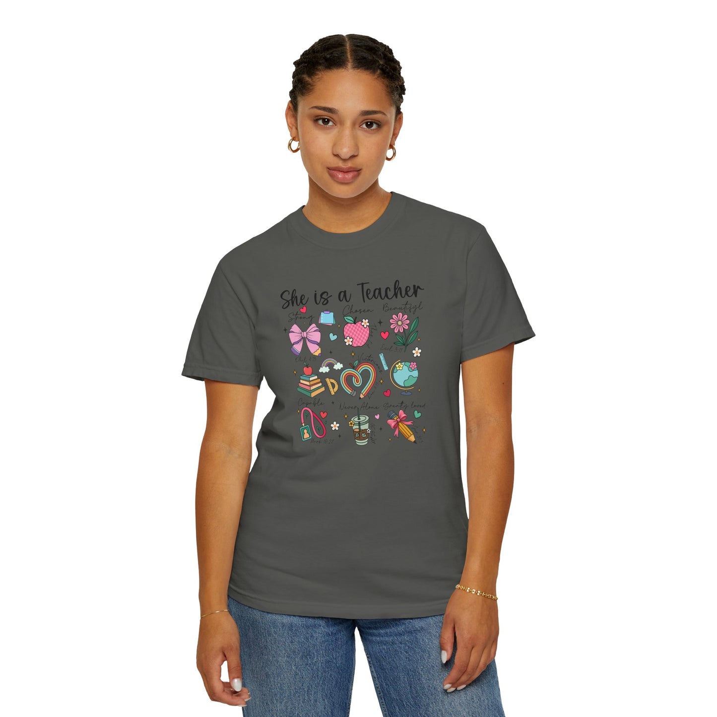 She's a Teacher Faith Graphic Tee