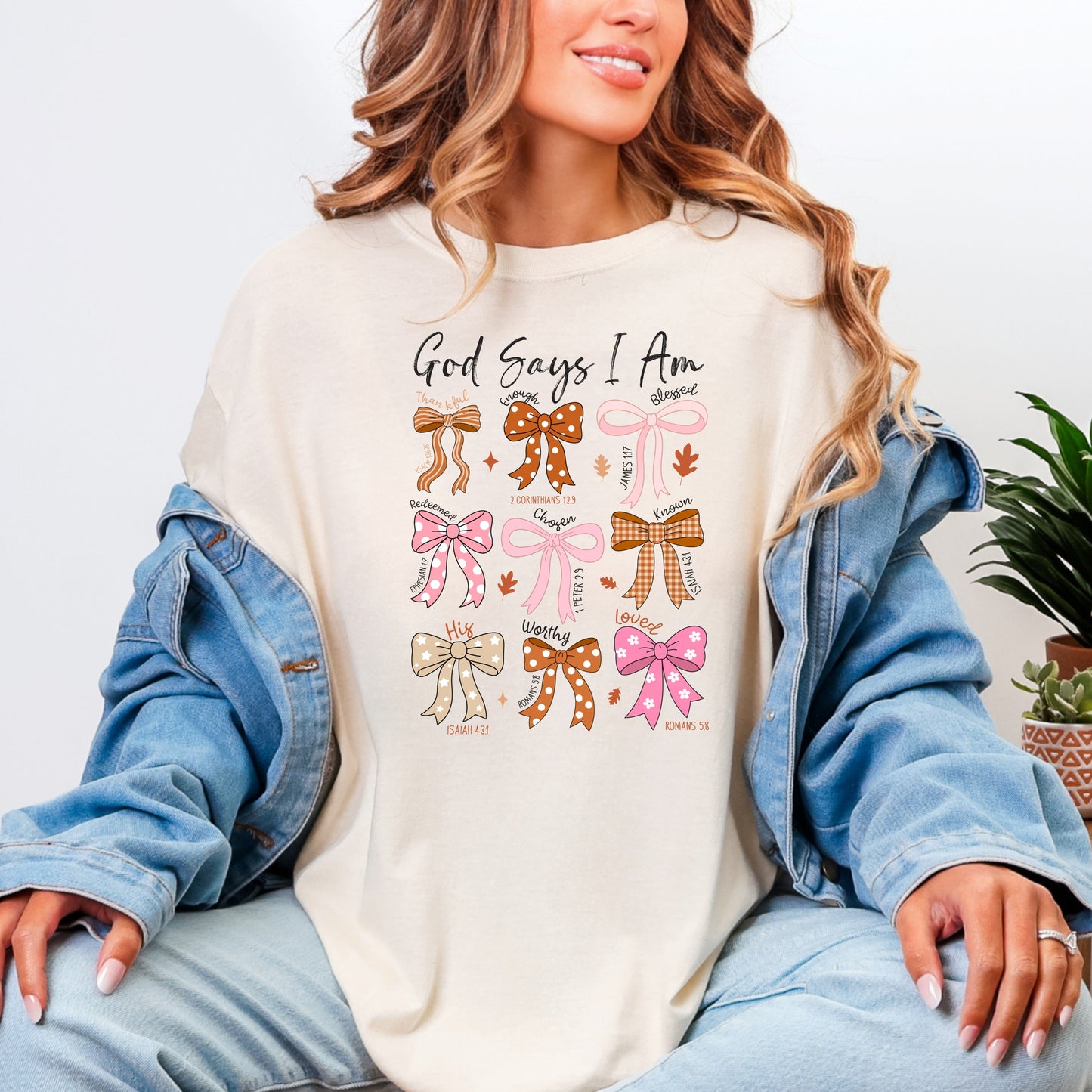 God Says I Am Bows Graphic Tee