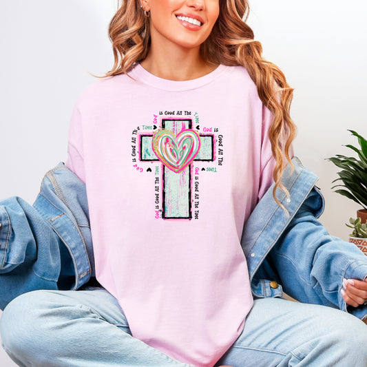 God is Good All The Time Cross Graphic Tee