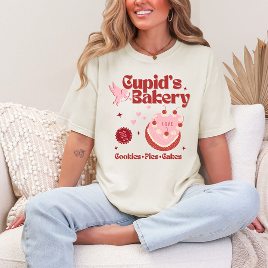Cupid's Bakery Valentine's Vintage Tee