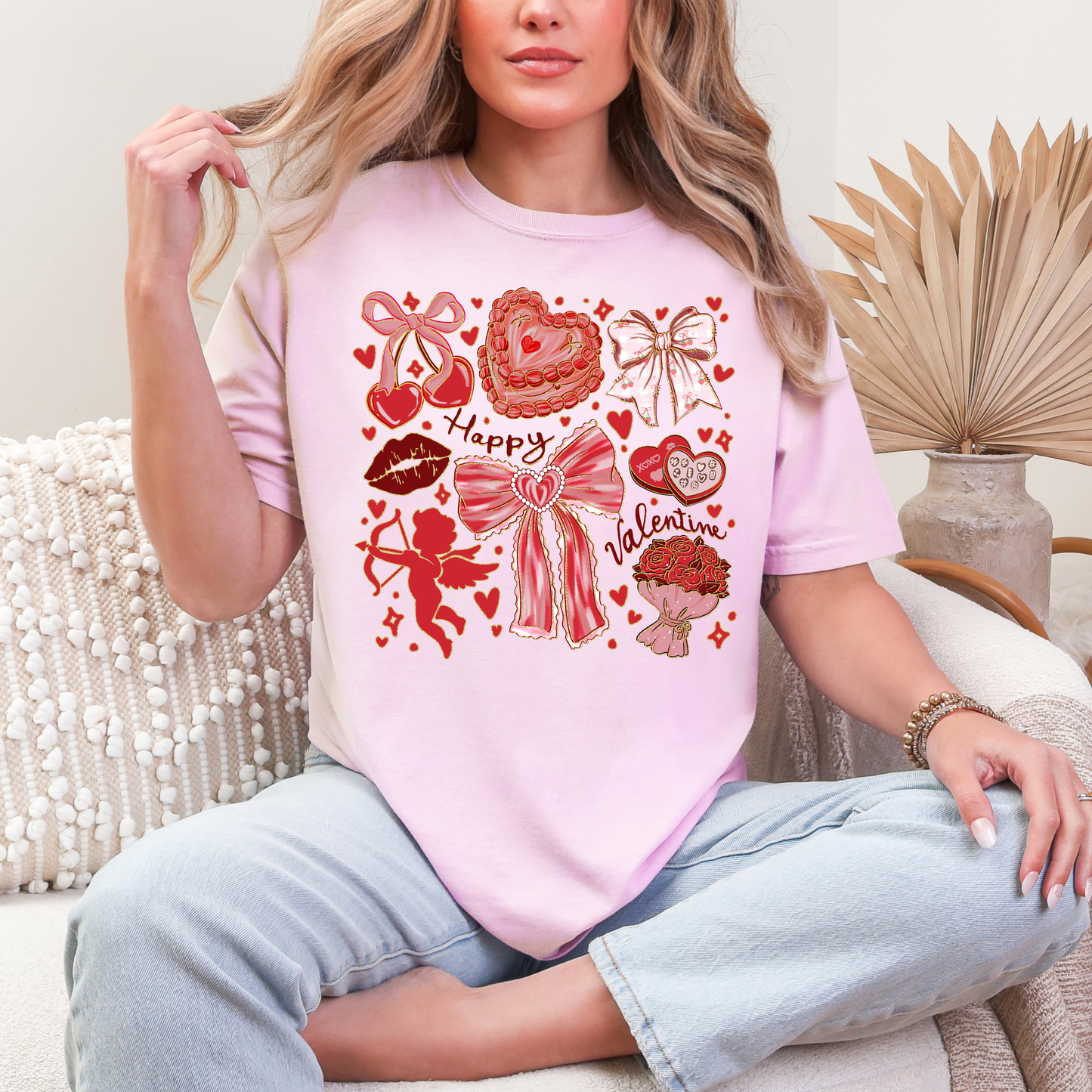 Valentine's Day Collage Graphic Tee