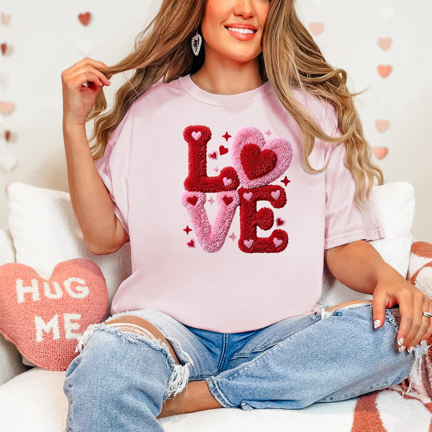 Faux Yarn Love Graphic Tee