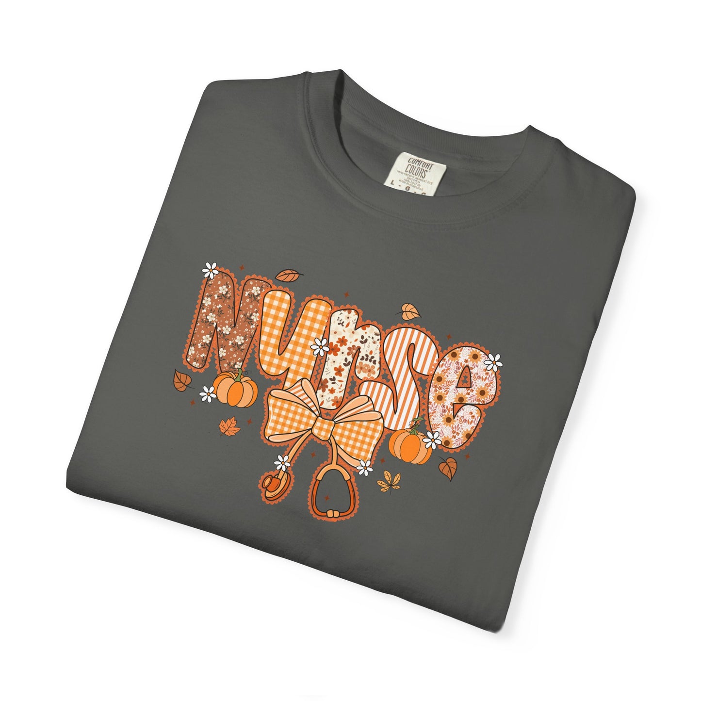 Pumpkin Patchwork Nurse Graphic Tee