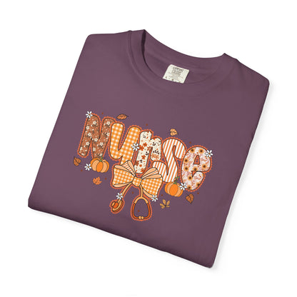 Pumpkin Patchwork Nurse Graphic Tee