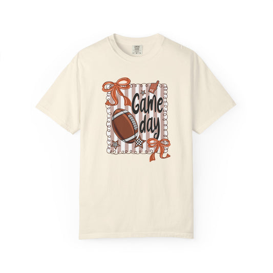 Bows & Stripes Game Day Tee