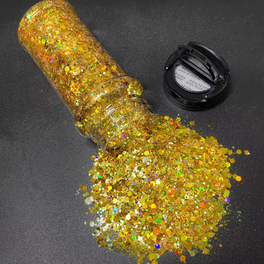 Golden Hour Chunky Glitter Mix