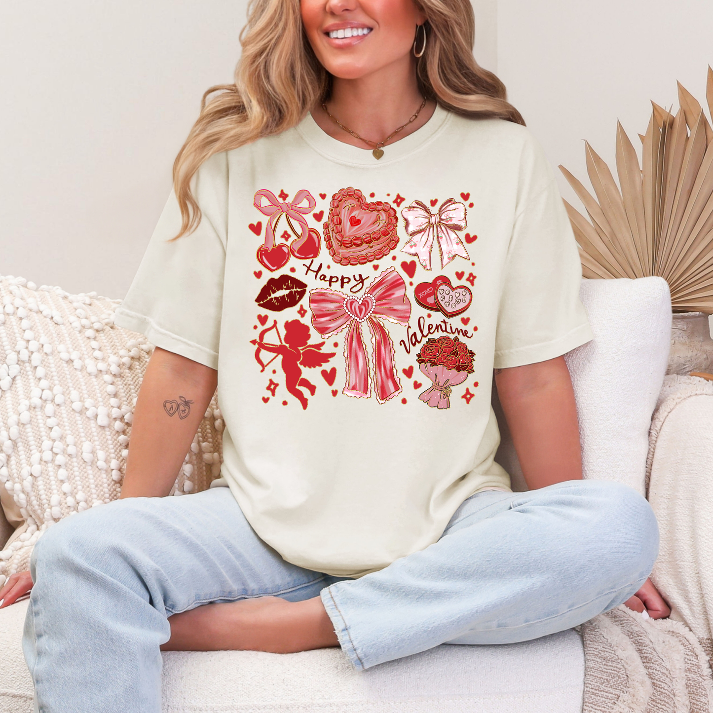Valentine's Day Collage Graphic Tee