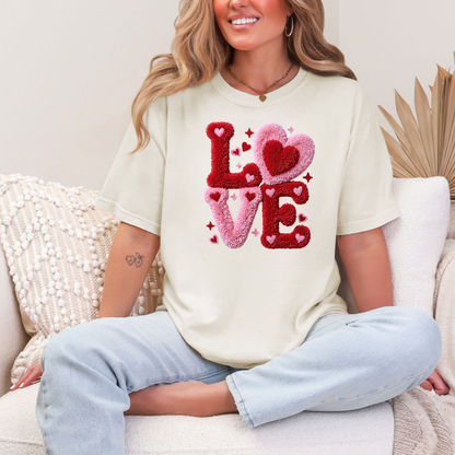 Faux Yarn Love Graphic Tee