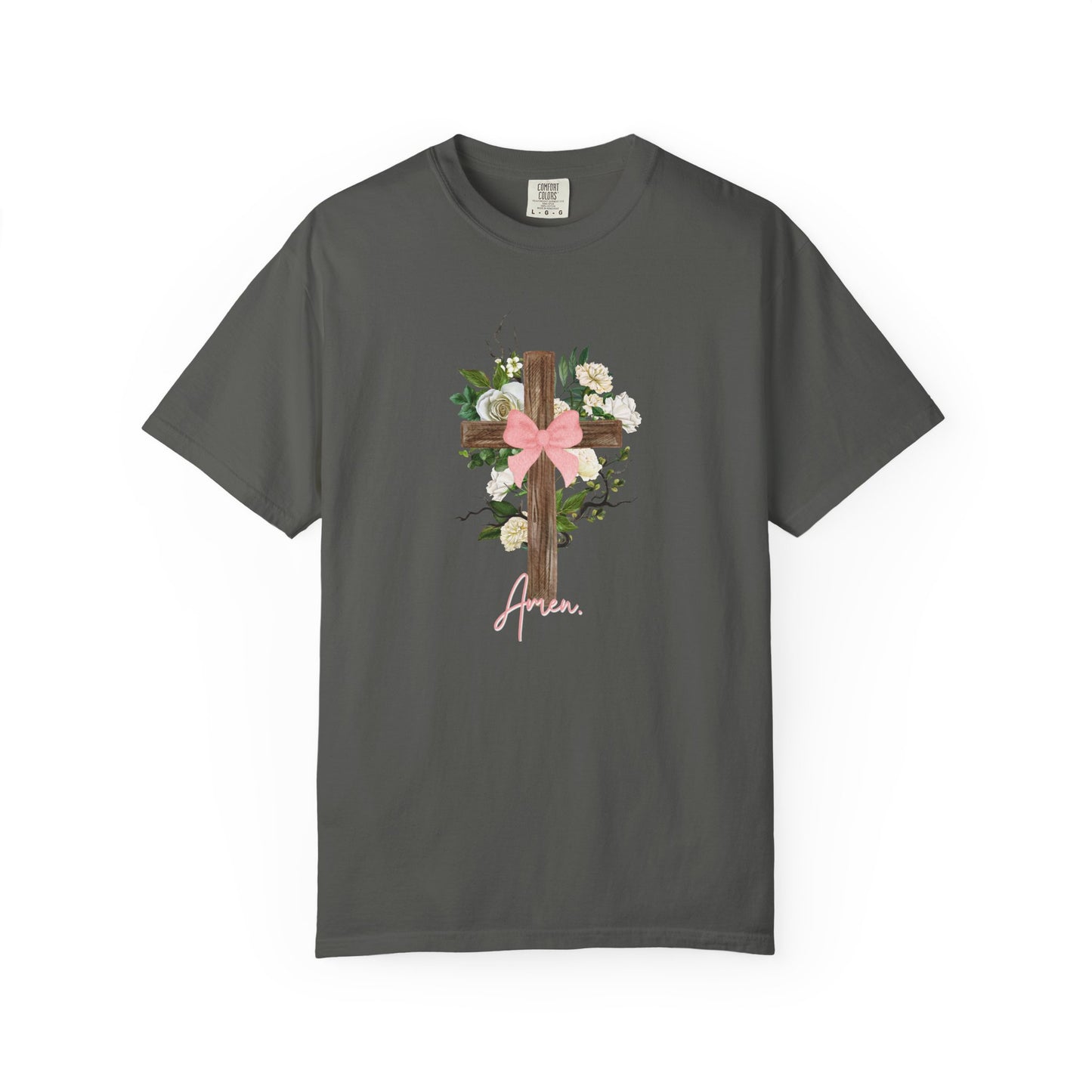 Floral Cross Graphic Tee