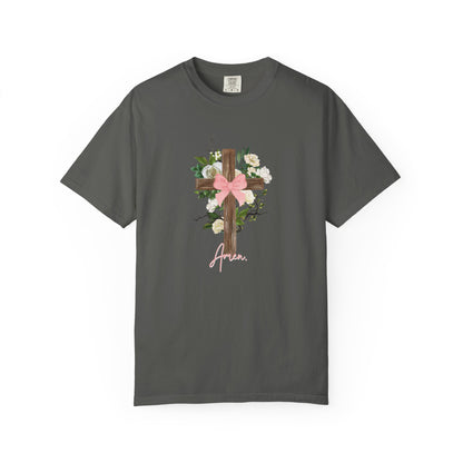 Floral Cross Graphic Tee