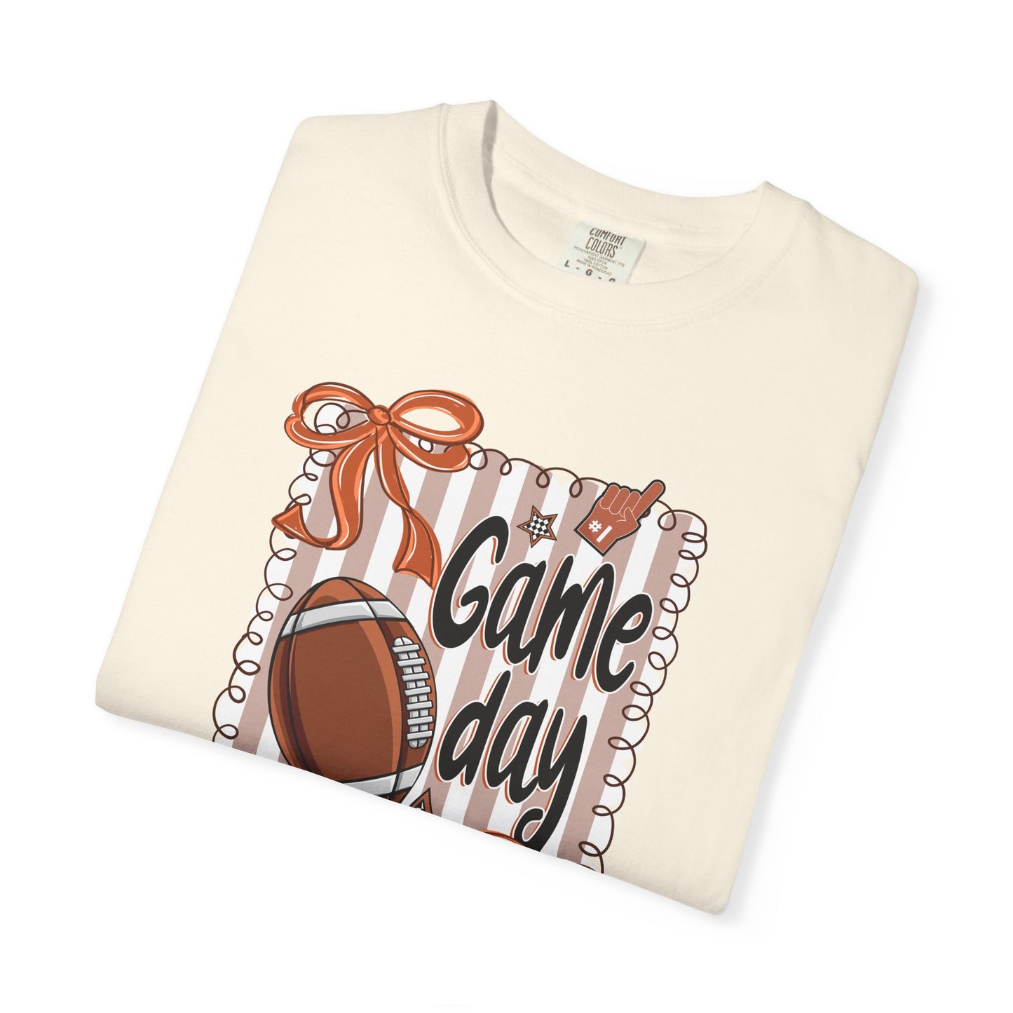 Bows & Stripes Game Day Tee