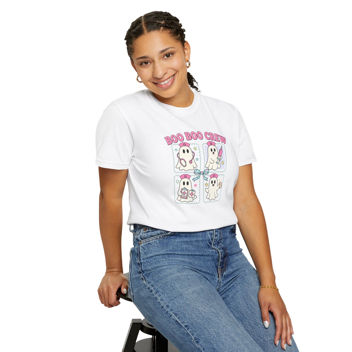 Boo Boo Crew Nurse Graphic Tee