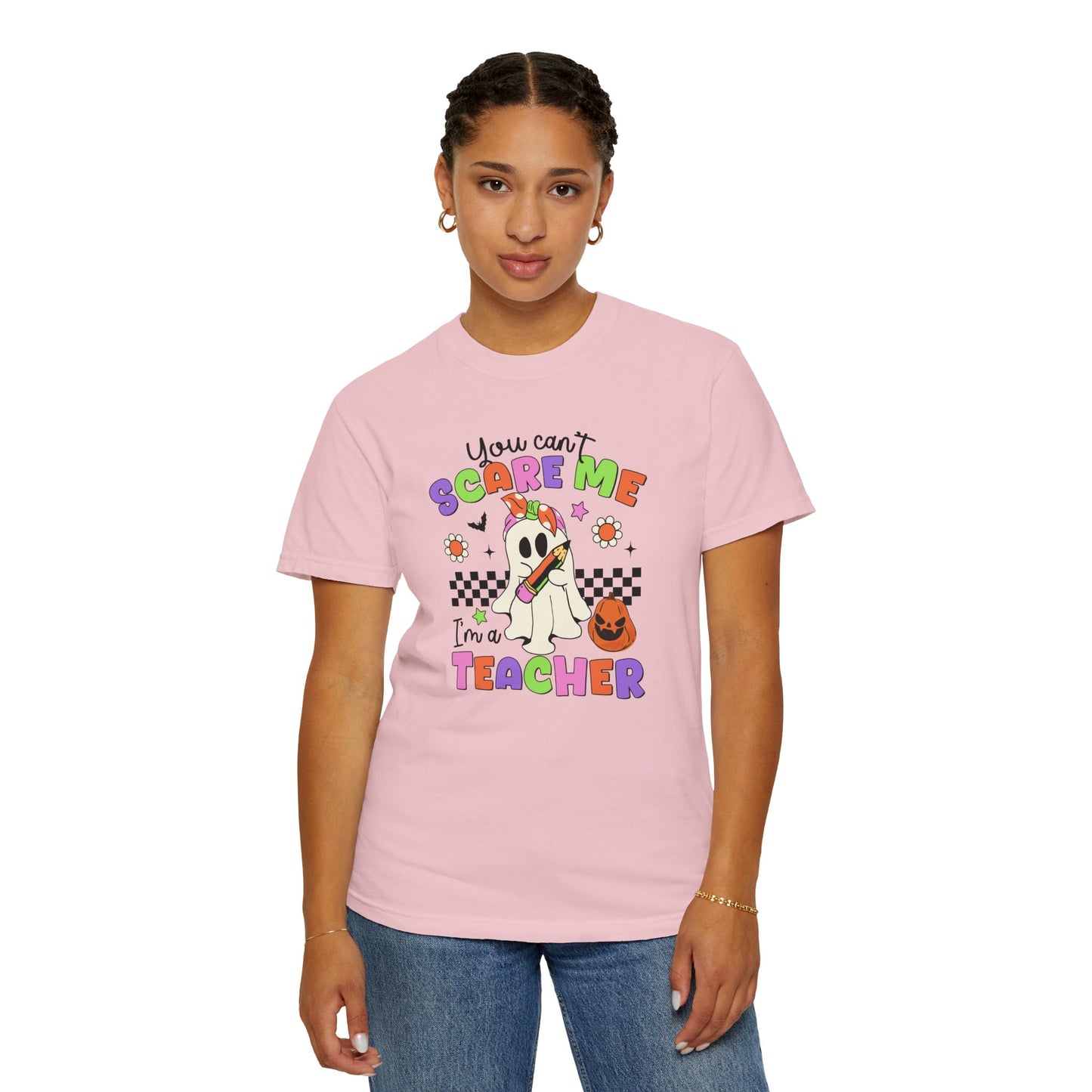 Can't Scare Me Teacher Tee