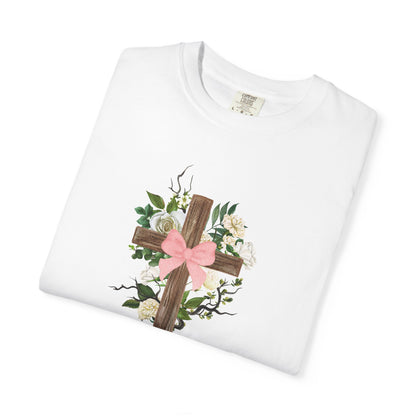 Floral Cross Graphic Tee