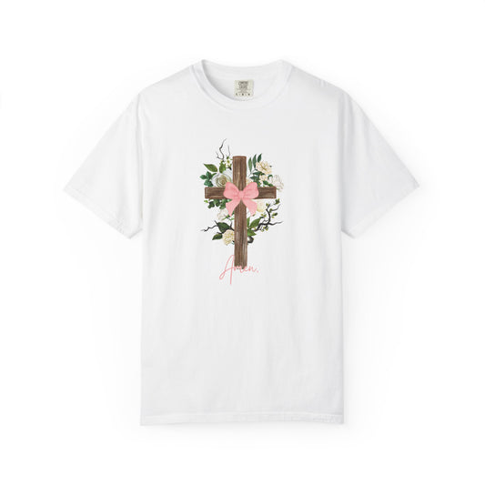 Floral Cross Graphic Tee
