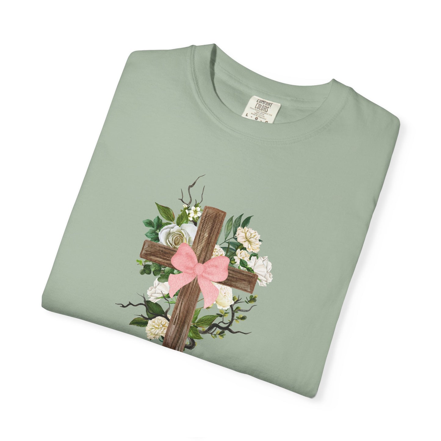 Floral Cross Graphic Tee