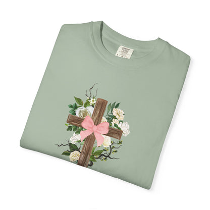 Floral Cross Graphic Tee