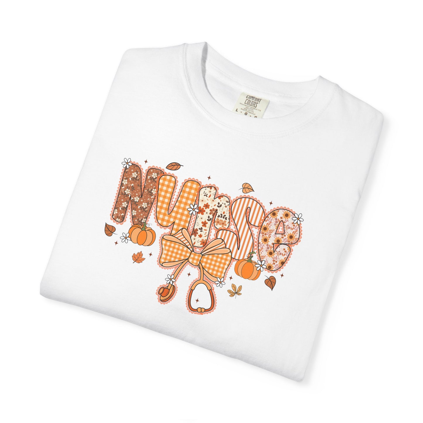 Pumpkin Patchwork Nurse Graphic Tee