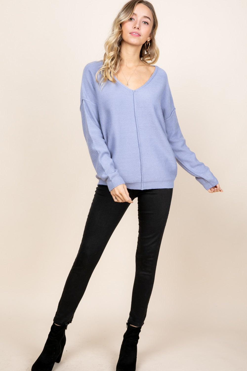 Laidback Luxe V-Neck