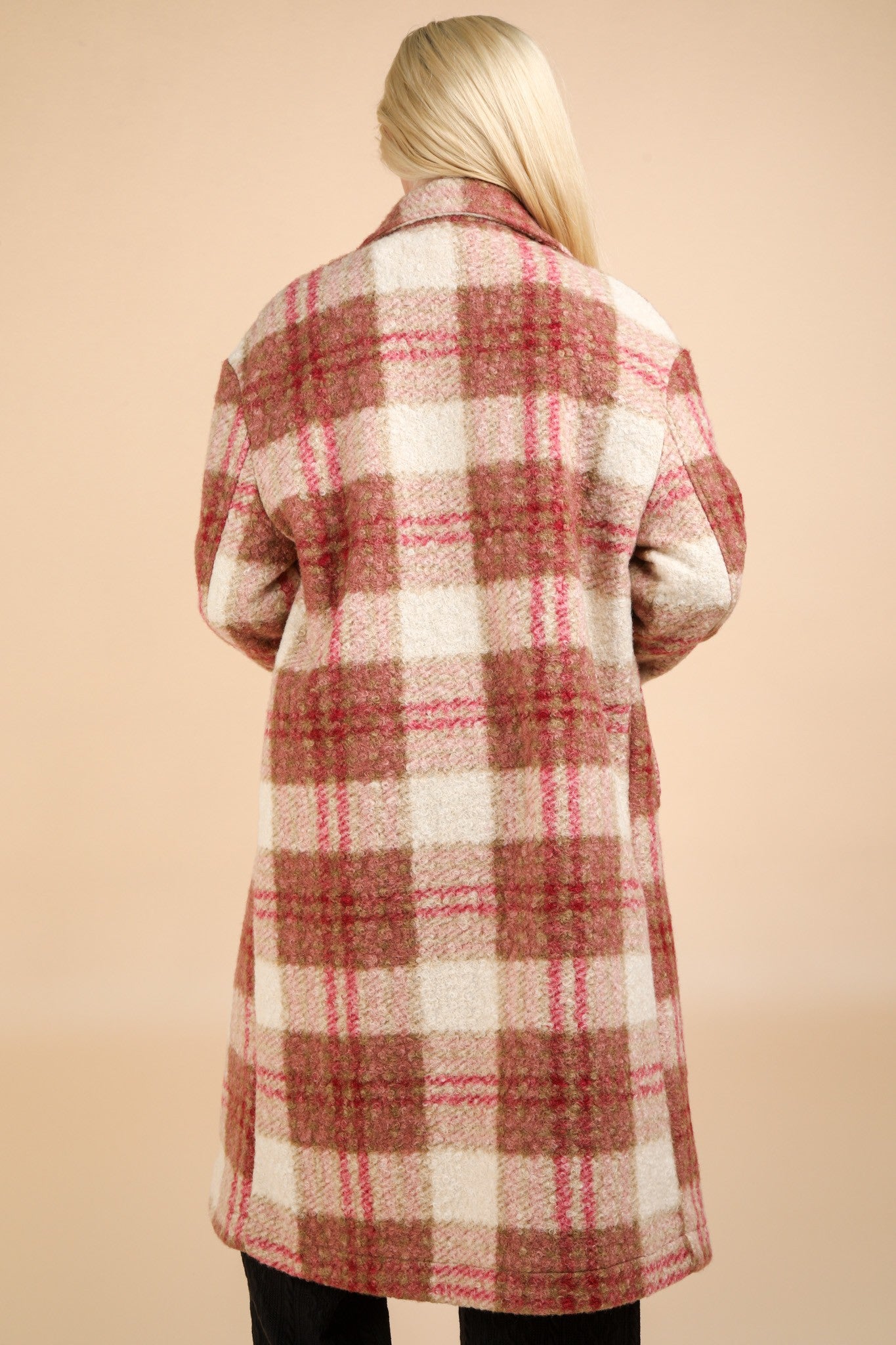 Winter Stroll Plaid Coat