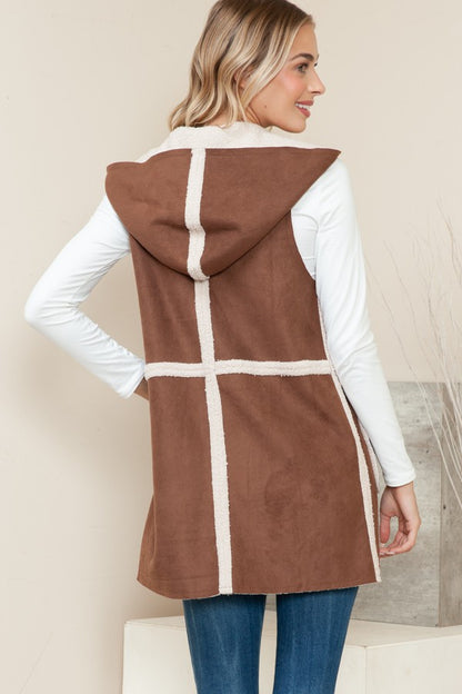 Cozy Canyon Hooded Teddy Vest