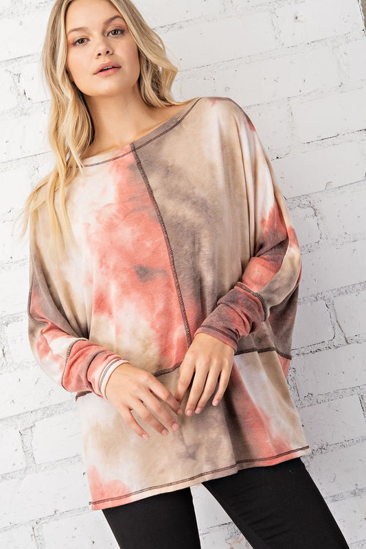 Desert Sunset Tie-Dye Top