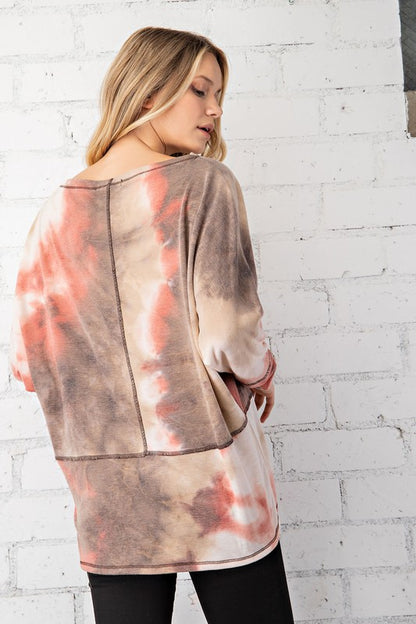 Desert Sunset Tie-Dye Top